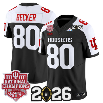  Indiana Hoosiers 2025 National Champions & 2026 CFP Final Patch Vapor Limited Jersey - Stitched