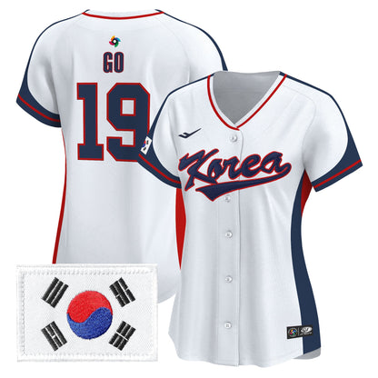 Women's Team Korea 2026 World Baseball Classic Vapor Premier Jersey - All Stitched