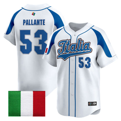 Men's Team Italy 2026 World Baseball Classic Vapor Premier Jersey - All Stitched