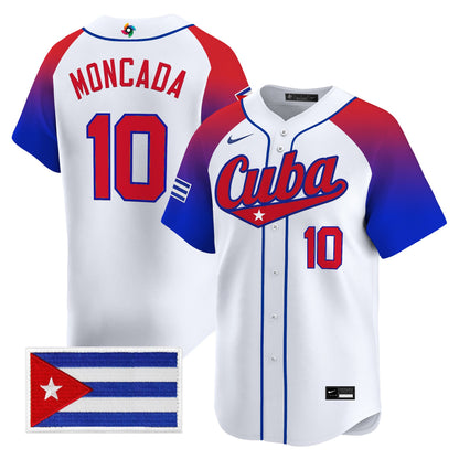 Men's Team Cuba World Baseball Classic Vapor Premier Jersey - 2026 Roster - All Stitched