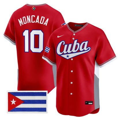 Men's Team Cuba World Baseball Classic Vapor Premier Jersey - 2026 Roster - All Stitched