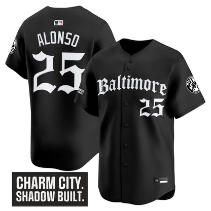 Men's Baltimore Orioles 'Gothic Harbor Edition' Vapor Premier Limited Jersey - All Stitched