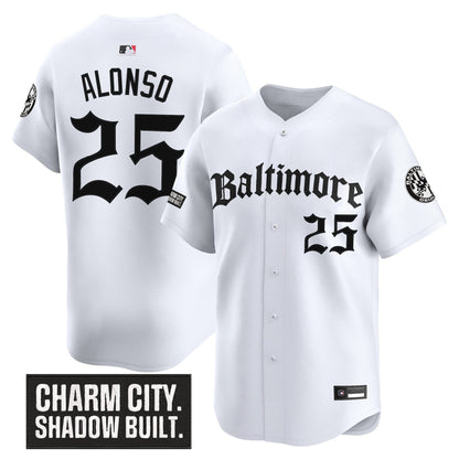 Men's Baltimore Orioles 'Gothic Harbor Edition' Vapor Premier Limited Jersey - All Stitched