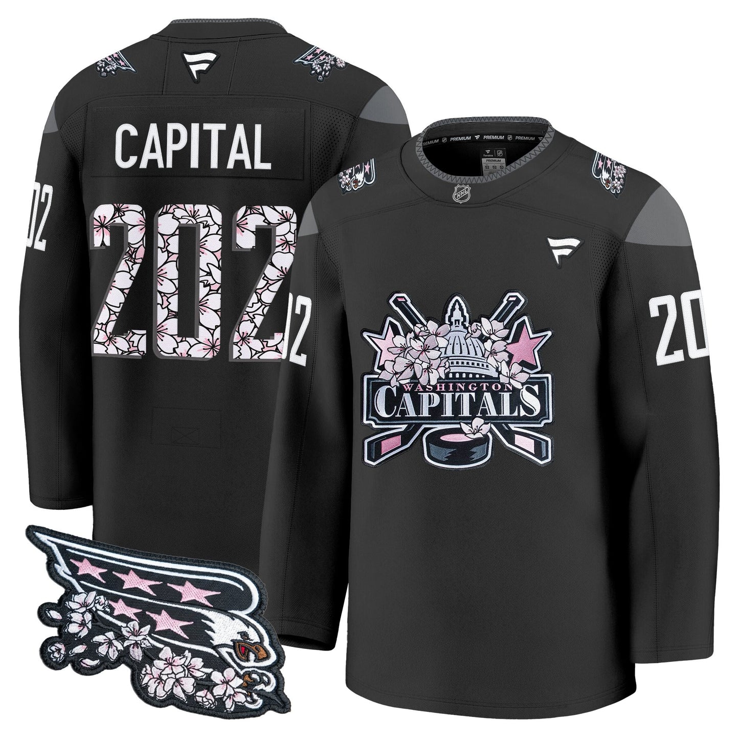 Washington Capitals 2026 Cherry Blossom Premium Jersey - All Stitched