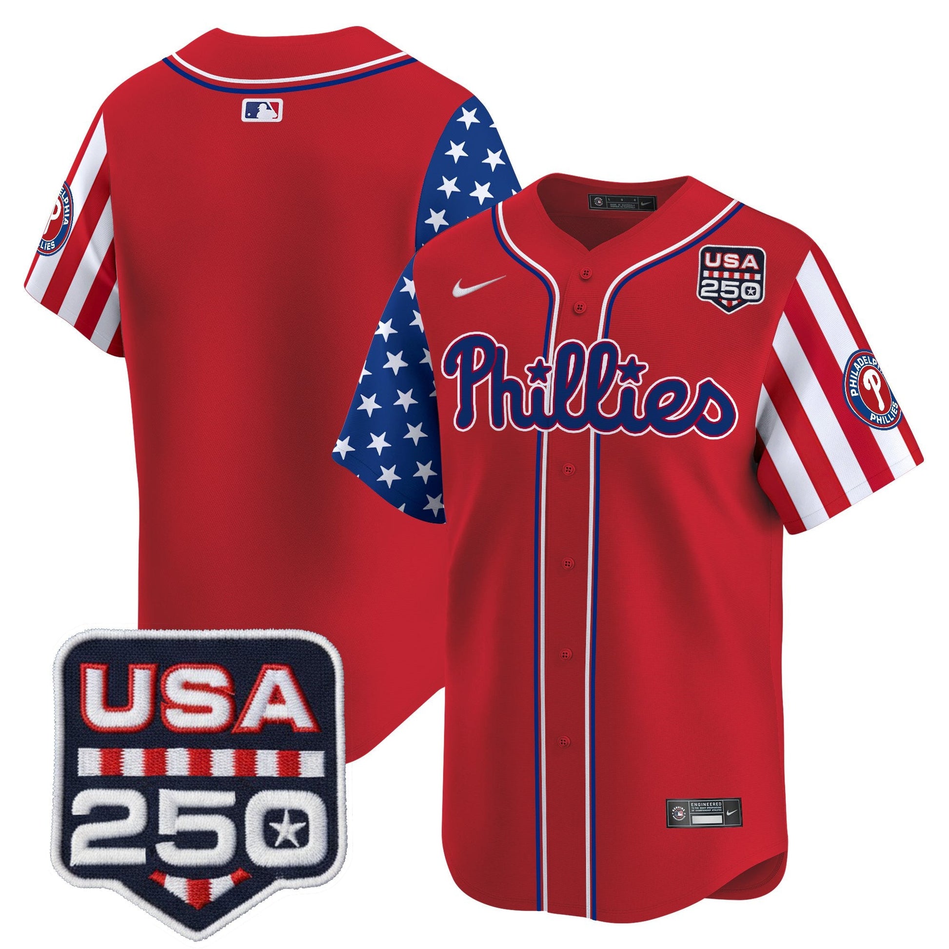 PHI America250 Edition Vapor Premier Limited Jersey - All Stitched