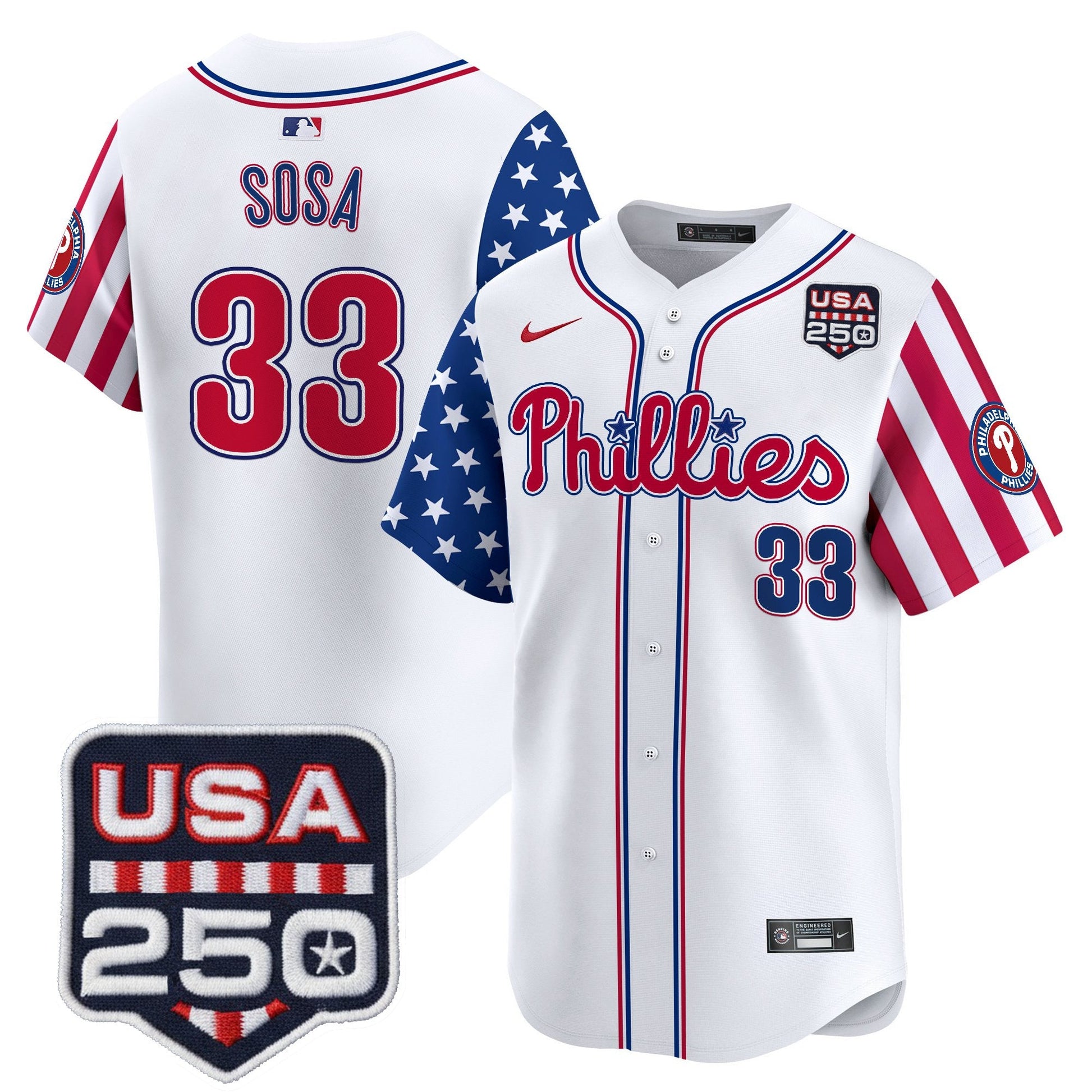 PHI America250 Edition Vapor Premier Limited Jersey - All Stitched