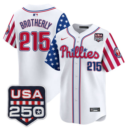 Philadelphia Phillies America250 Edition Vapor Premier Limited Jersey - All Stitched