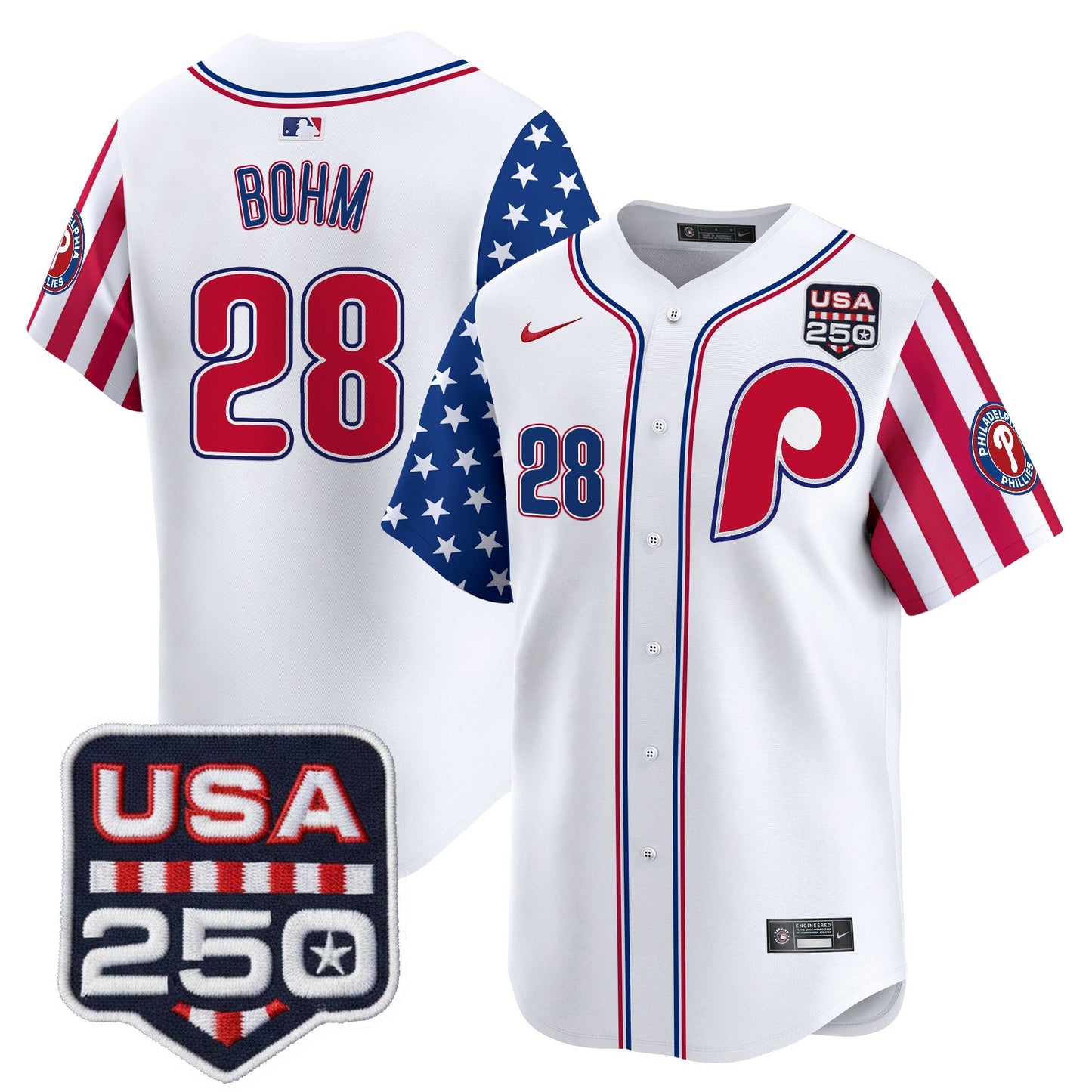 PHI America250 Edition Vapor Premier Limited Jersey - All Stitched
