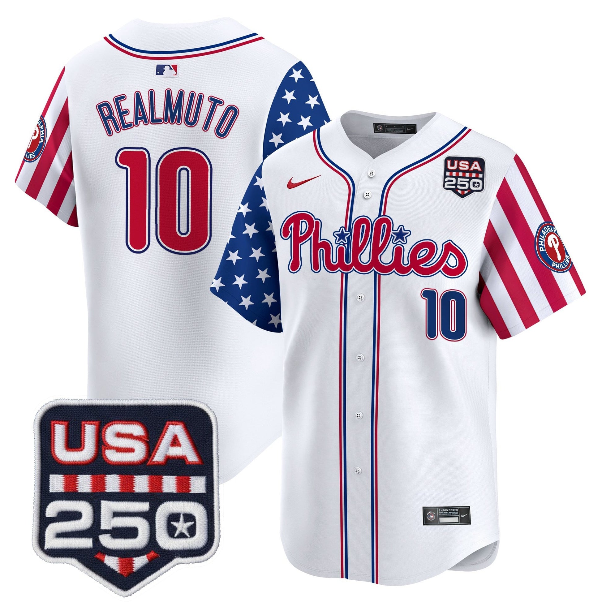 Philadelphia Phillies America250 Edition Vapor Premier Limited Jersey - All Stitched