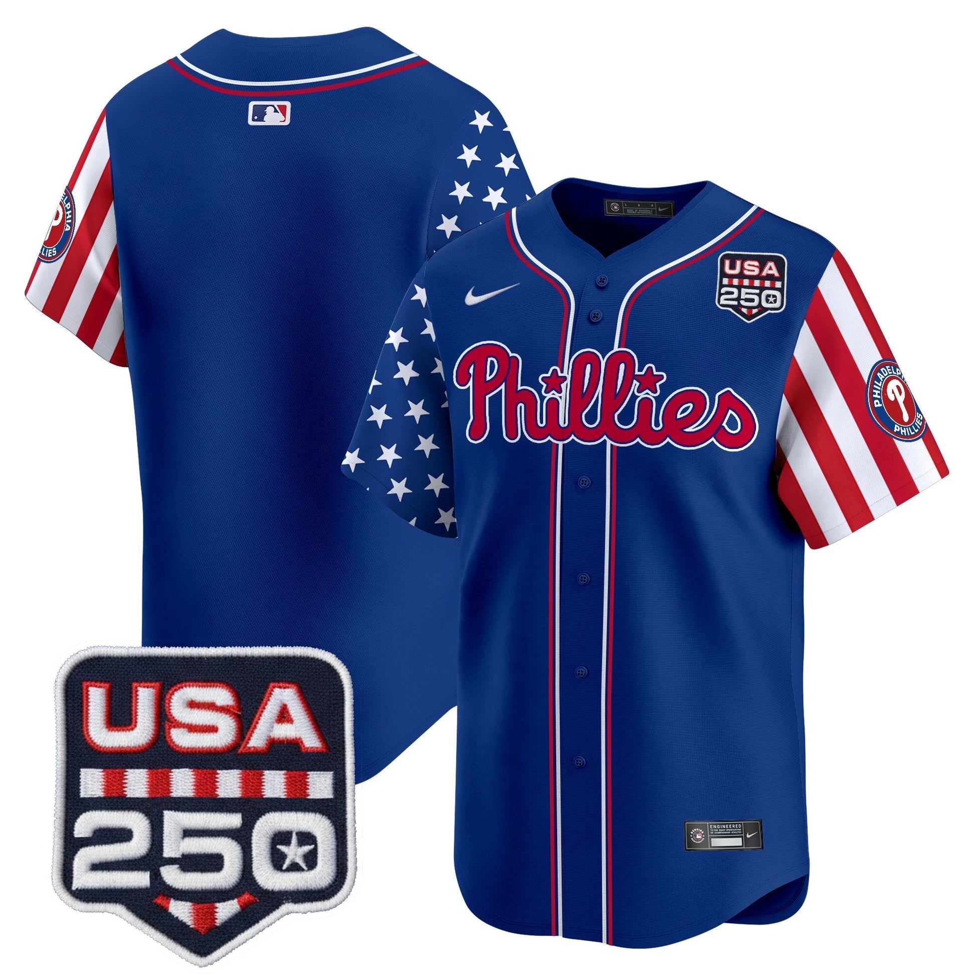PHI America250 Edition Vapor Premier Limited Jersey - All Stitched