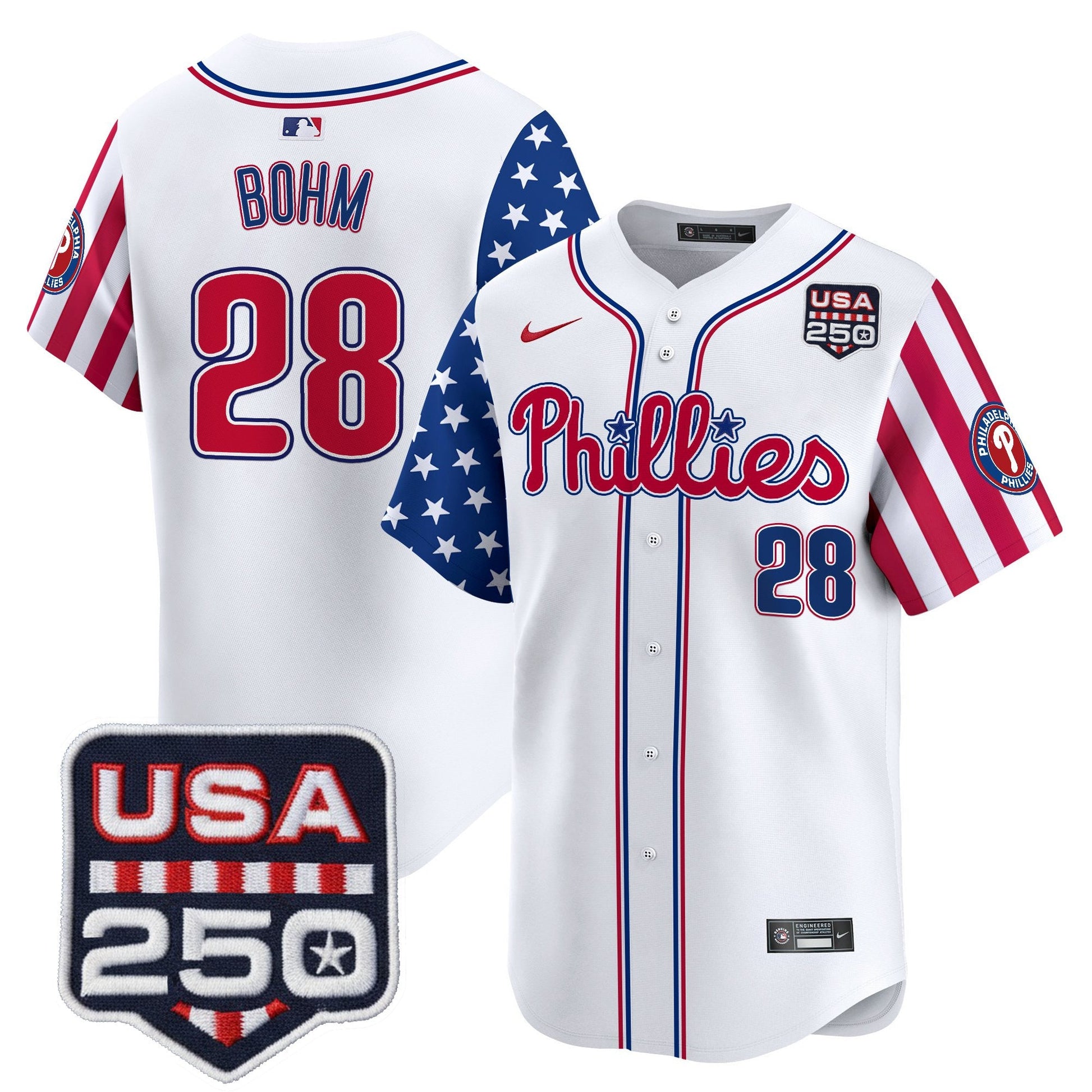 PHI America250 Edition Vapor Premier Limited Jersey - All Stitched