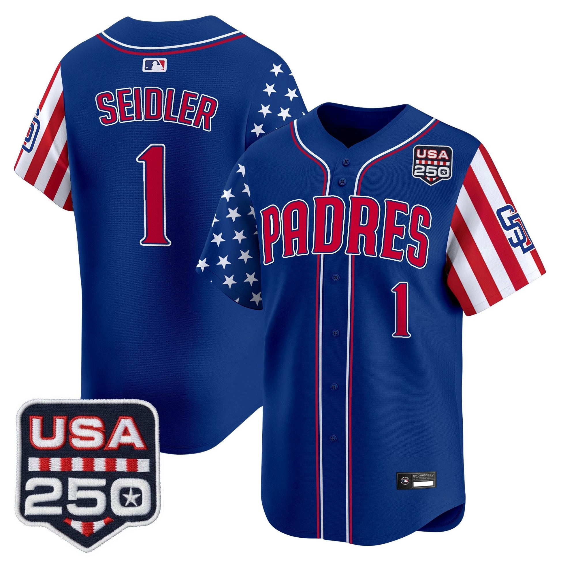 SD "America250 Edition" Vapor Premier Limited Jersey - All Stitched