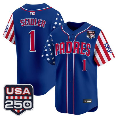 SD "America250 Edition" Vapor Premier Limited Jersey - All Stitched