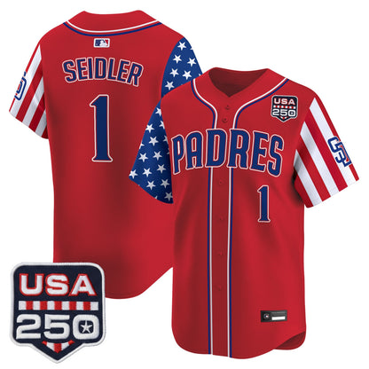 SD "America250 Edition" Vapor Premier Limited Jersey - All Stitched