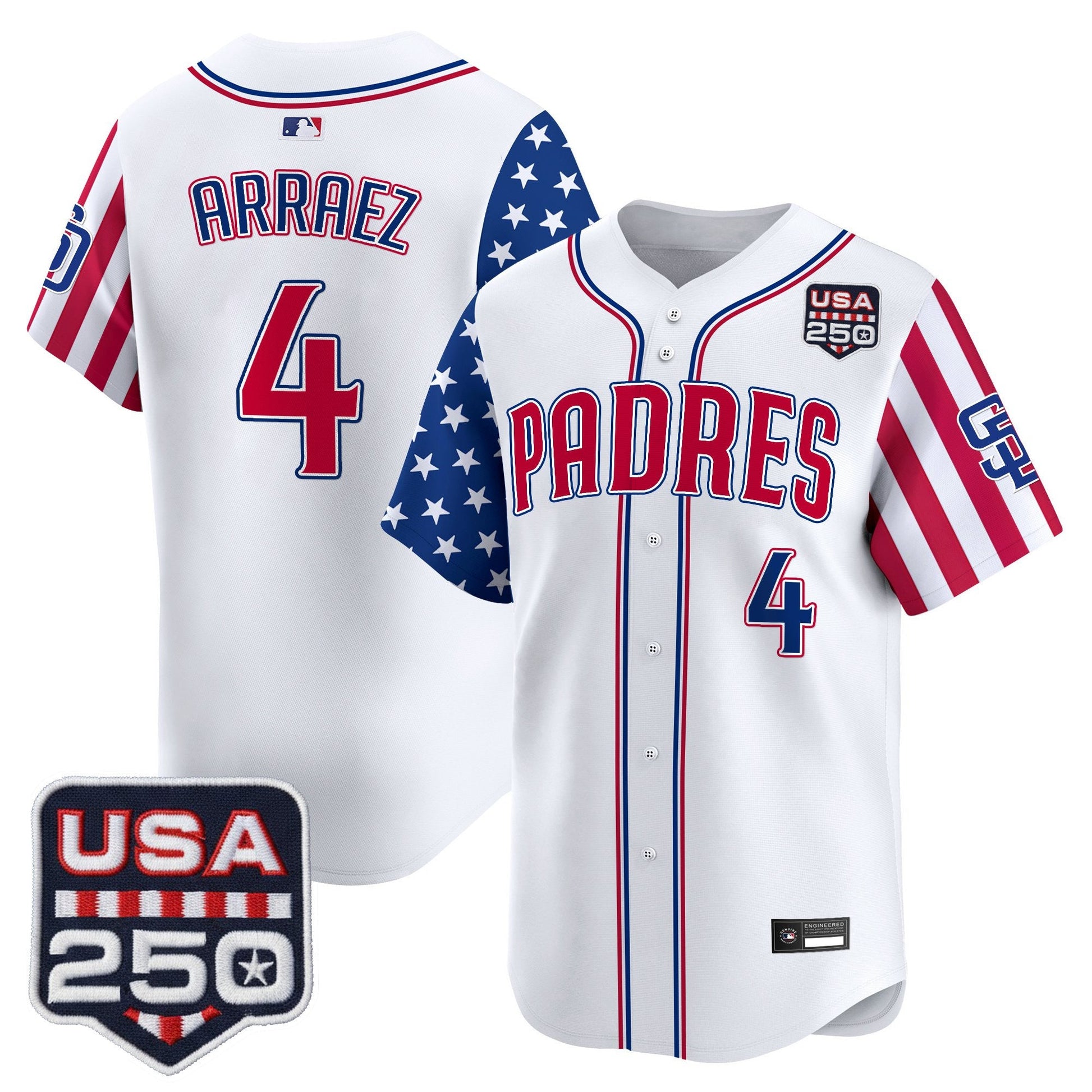 SD "America250 Edition" Vapor Premier Limited Jersey - All Stitched