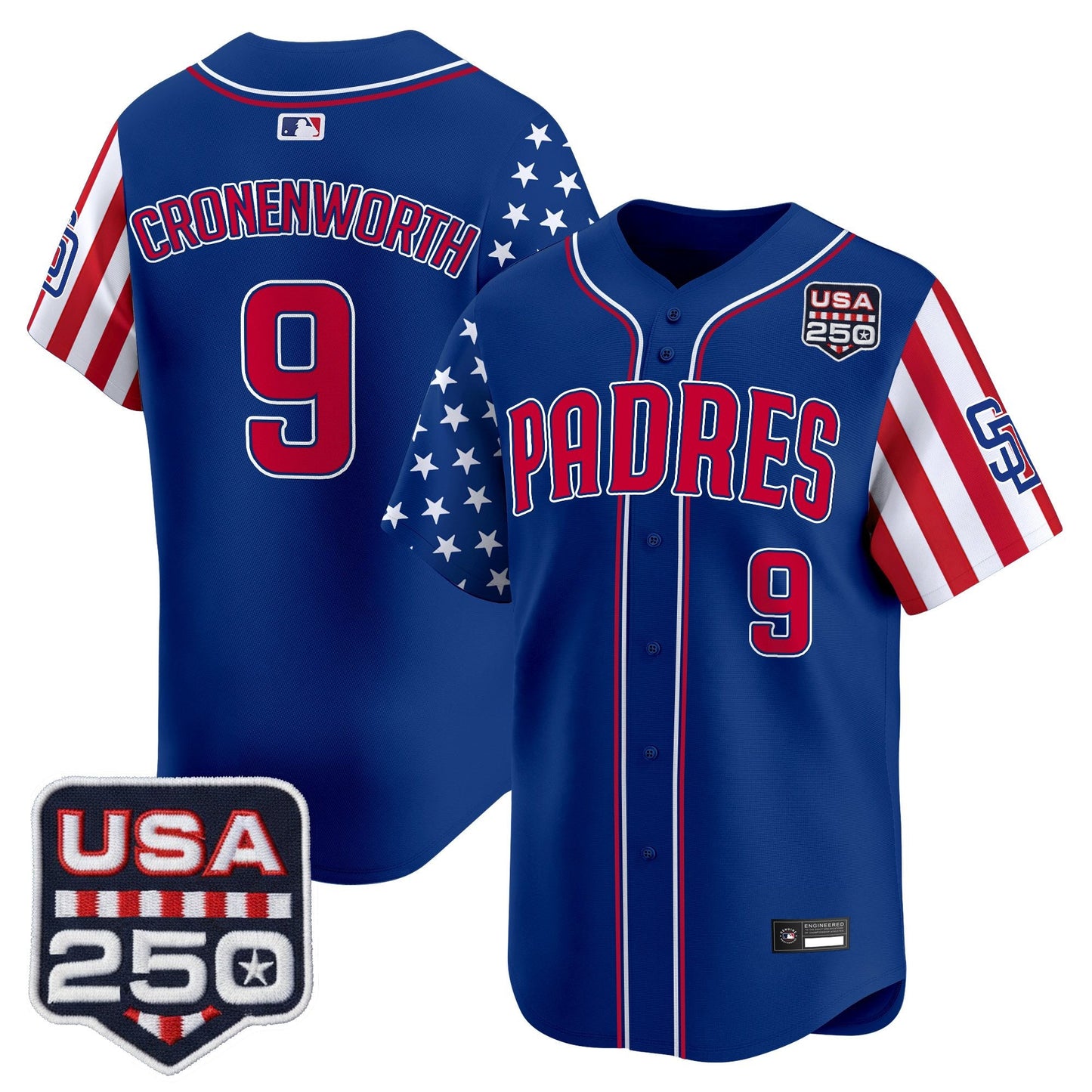 SD "America250 Edition" Vapor Premier Limited Jersey - All Stitched