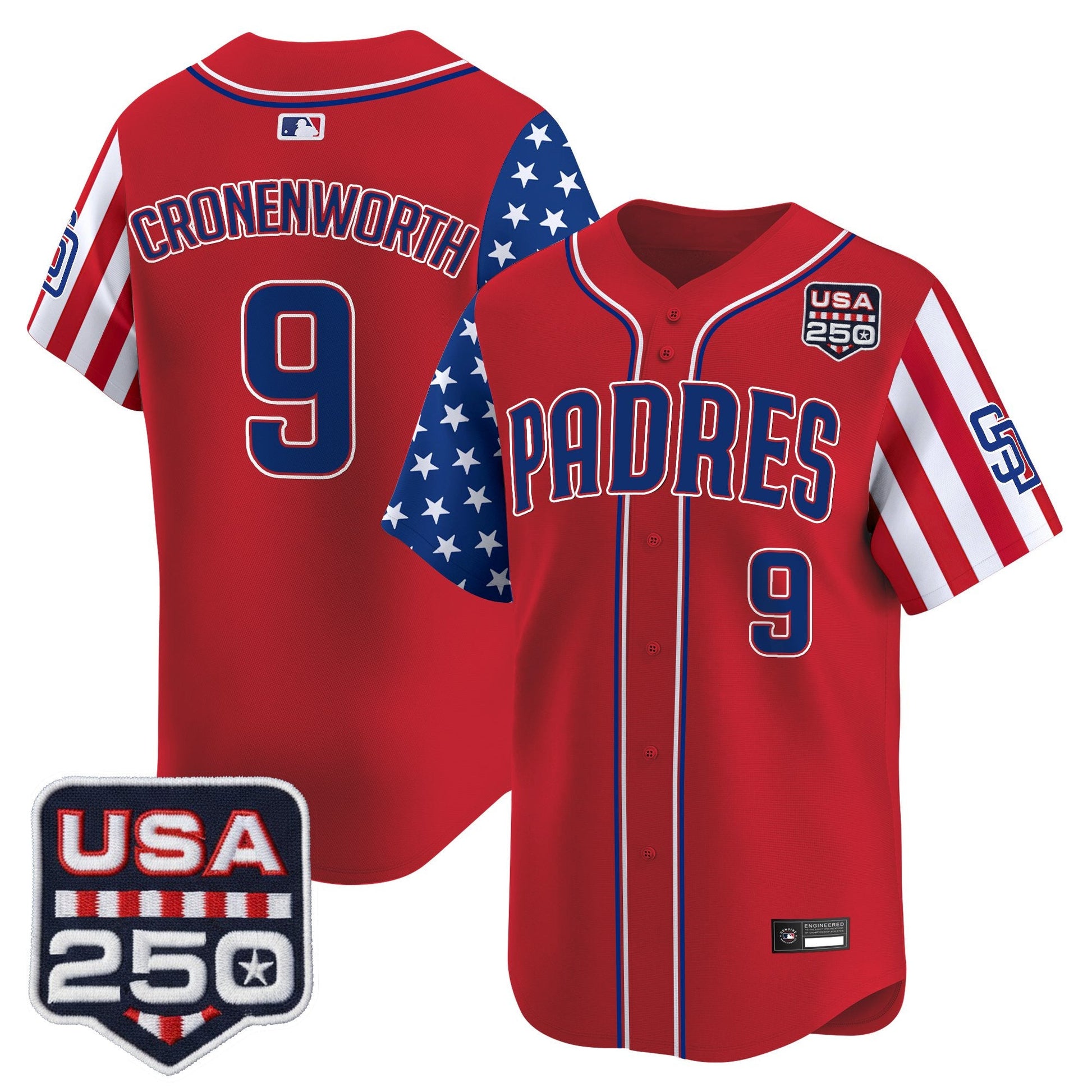 SD "America250 Edition" Vapor Premier Limited Jersey - All Stitched