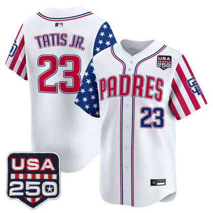 SD "America250 Edition" Vapor Premier Limited Jersey - All Stitched