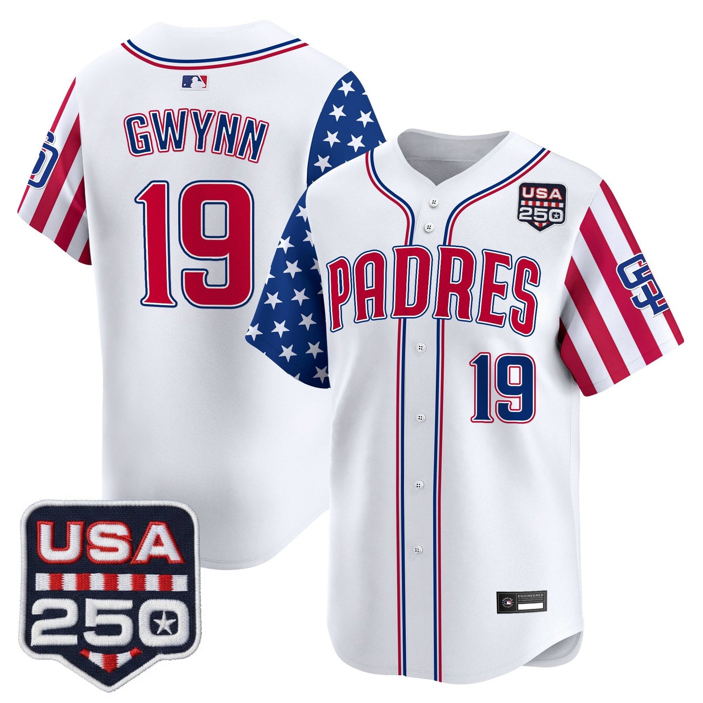 SD "America250 Edition" Vapor Premier Limited Jersey - All Stitched