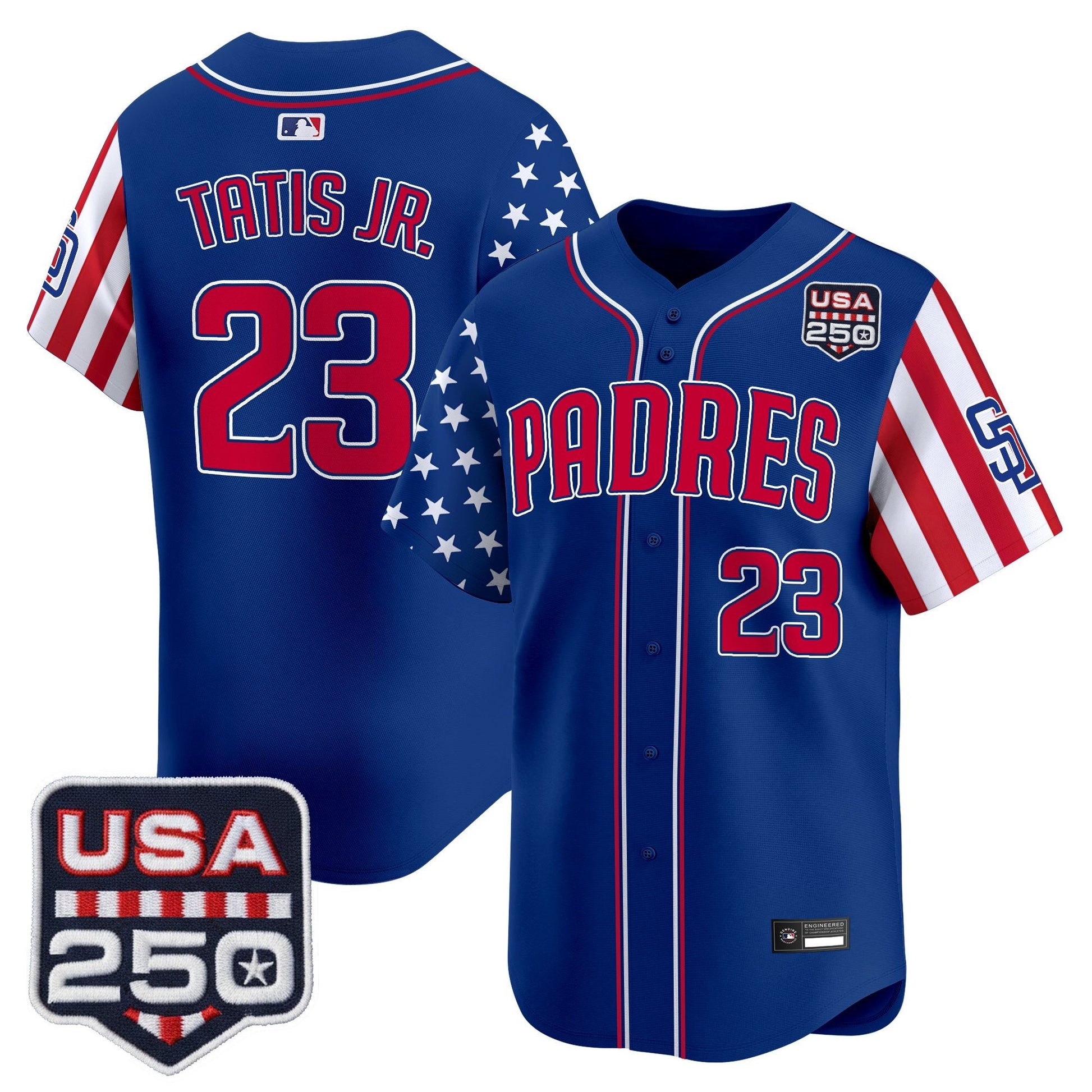 SD "America250 Edition" Vapor Premier Limited Jersey - All Stitched