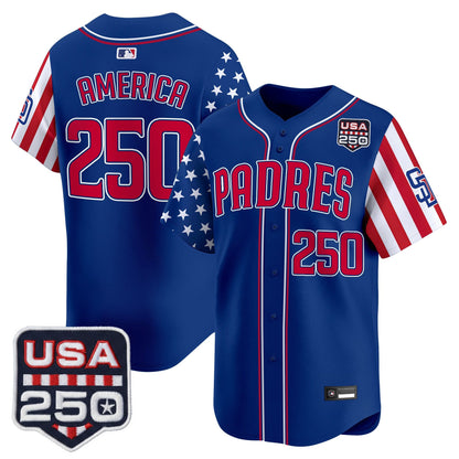 SD "America250 Edition" Vapor Premier Limited Jersey - All Stitched