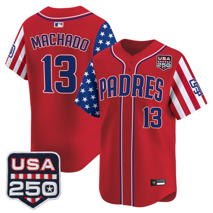 SD "America250 Edition" Vapor Premier Limited Jersey - All Stitched