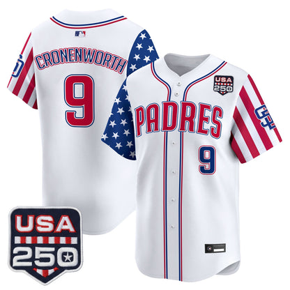 SD "America250 Edition" Vapor Premier Limited Jersey - All Stitched