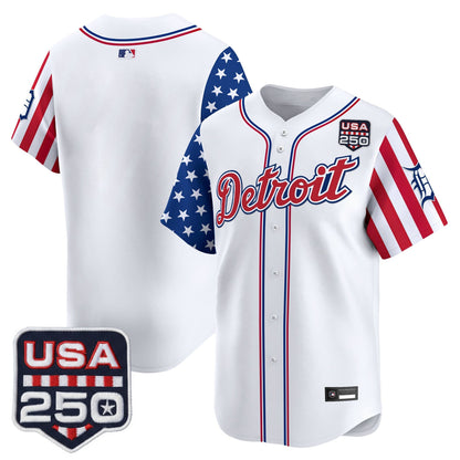 DET "America250 Edition" Vapor Premier Limited Jersey - All Stitched