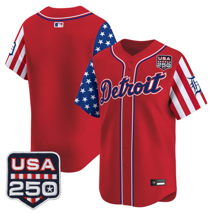DET "America250 Edition" Vapor Premier Limited Jersey - All Stitched