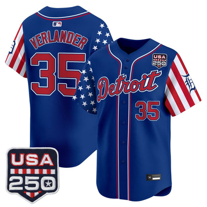 DET "America250 Edition" Vapor Premier Limited Jersey - All Stitched