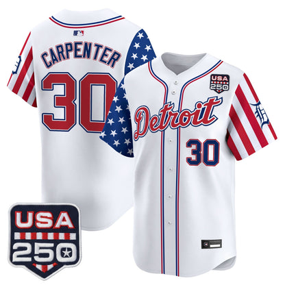 DET "America250 Edition" Vapor Premier Limited Jersey - All Stitched