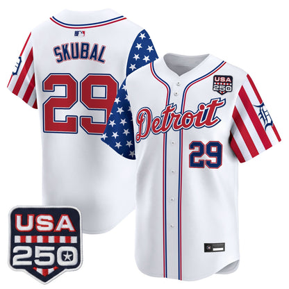 DET "America250 Edition" Vapor Premier Limited Jersey - All Stitched