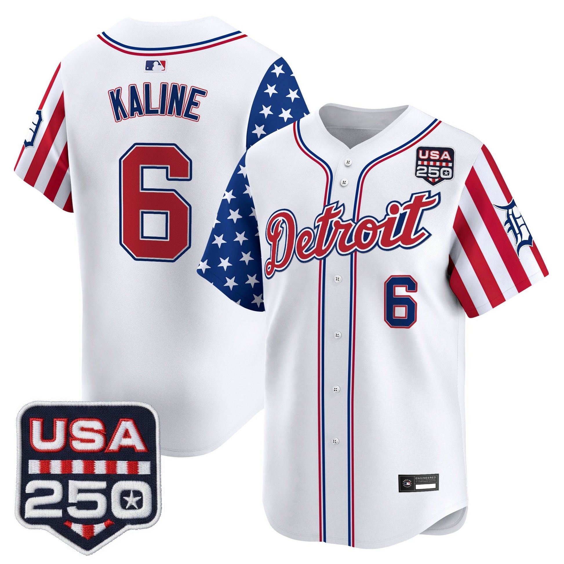 DET "America250 Edition" Vapor Premier Limited Jersey - All Stitched