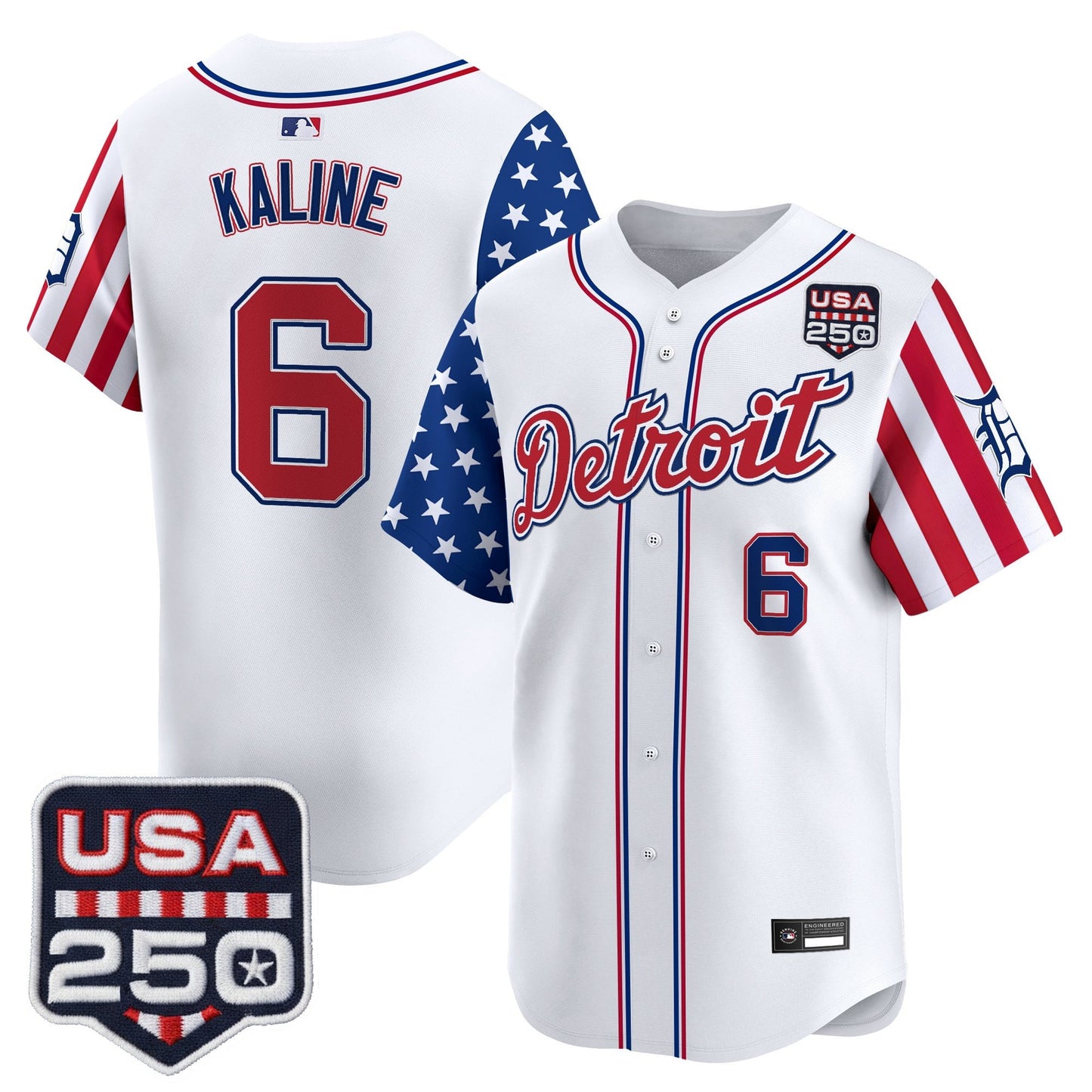 Detroit Tigers "America250 Edition" Vapor Premier Limited Jersey - All Stitched