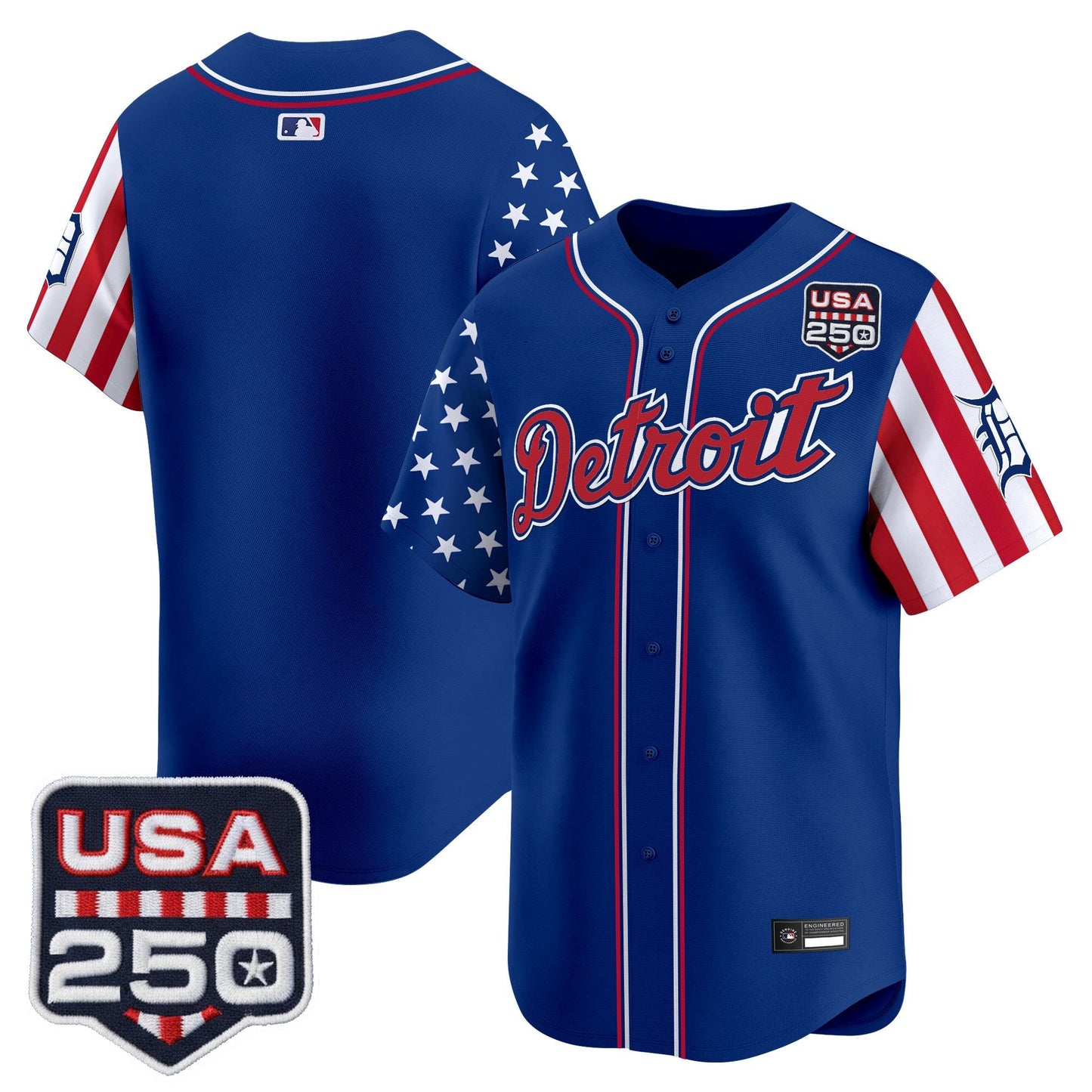 DET "America250 Edition" Vapor Premier Limited Jersey - All Stitched