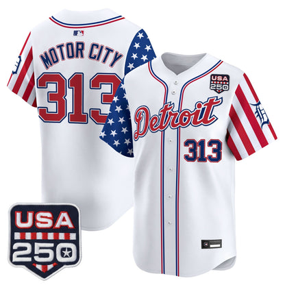 DET "America250 Edition" Vapor Premier Limited Jersey - All Stitched