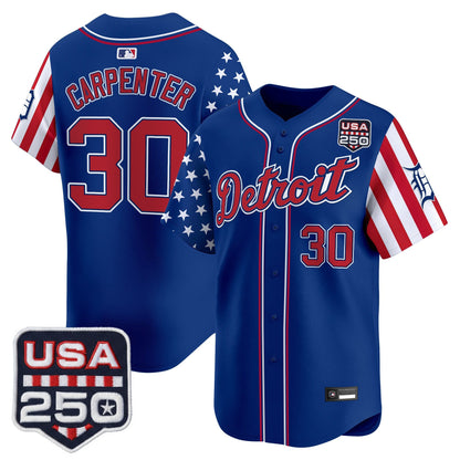 DET "America250 Edition" Vapor Premier Limited Jersey - All Stitched