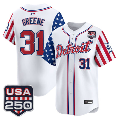 DET "America250 Edition" Vapor Premier Limited Jersey - All Stitched