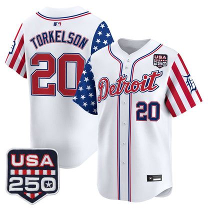 DET "America250 Edition" Vapor Premier Limited Jersey - All Stitched