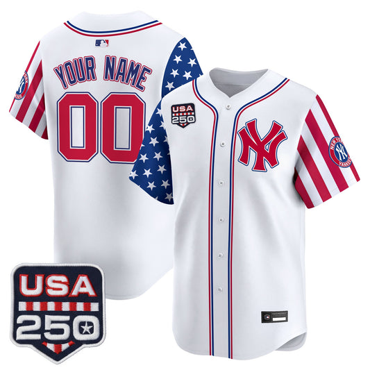 Yankees "America250 Edition" Vapor Premier Limited Custom Jersey - All Stitched
