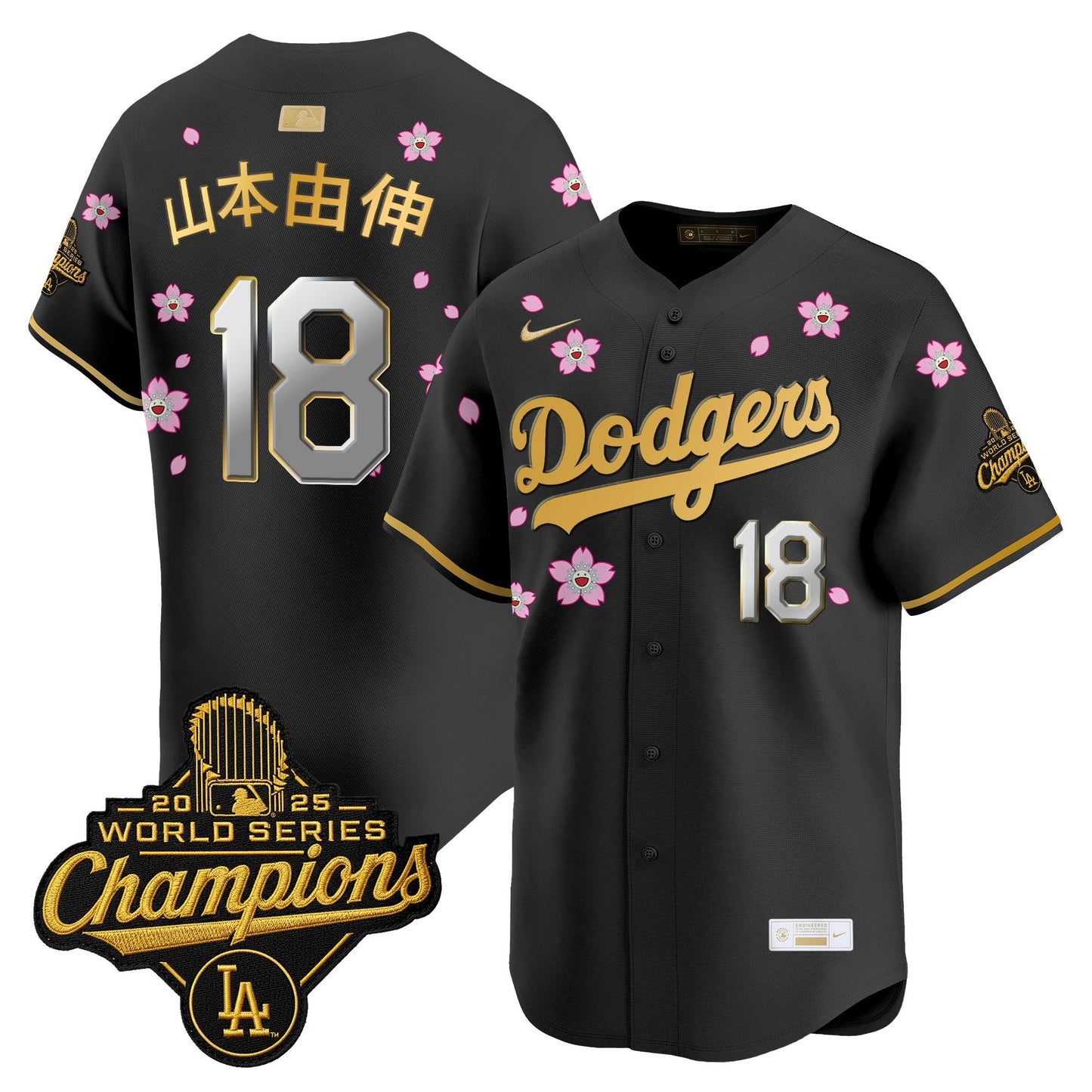 LAD "Tokyo Series x Gold Collection" Vapor Premier Limited Jersey - All Stitched