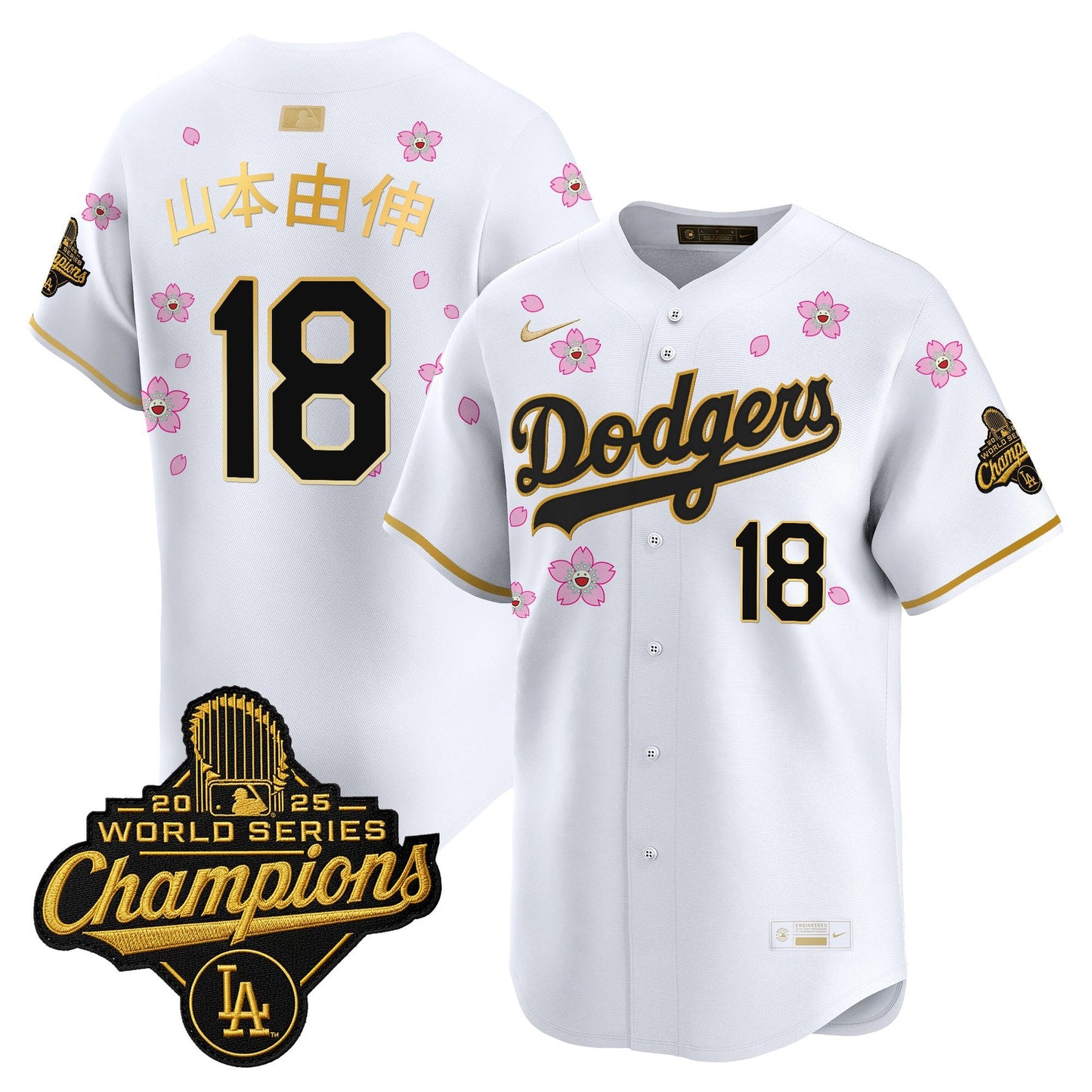 LAD "Tokyo Series x Gold Collection" Vapor Premier Limited Jersey - All Stitched