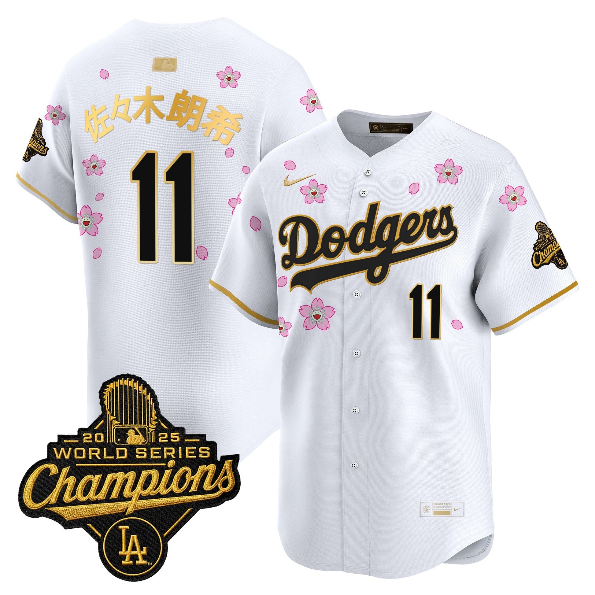 LAD "Tokyo Series x Gold Collection" Vapor Premier Limited Jersey - All Stitched