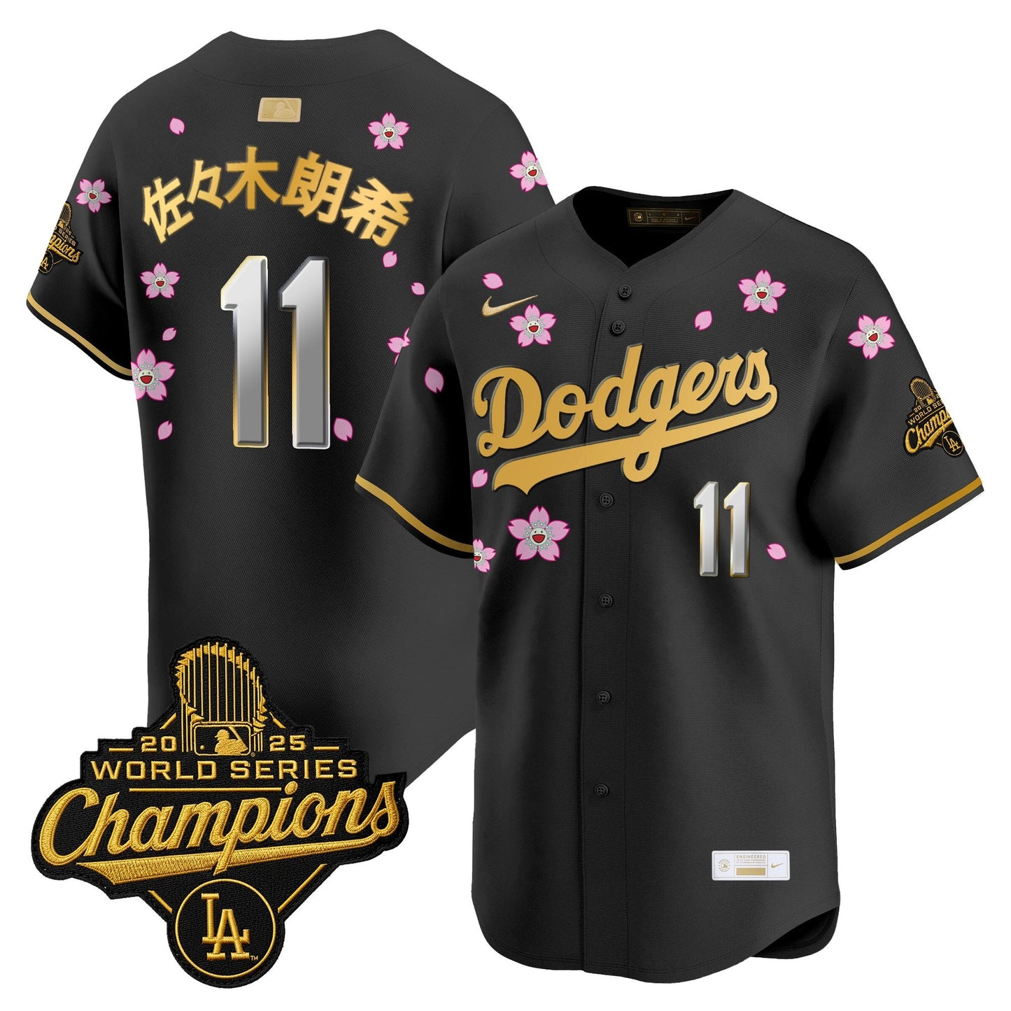 LAD "Tokyo Series x Gold Collection" Vapor Premier Limited Jersey - All Stitched