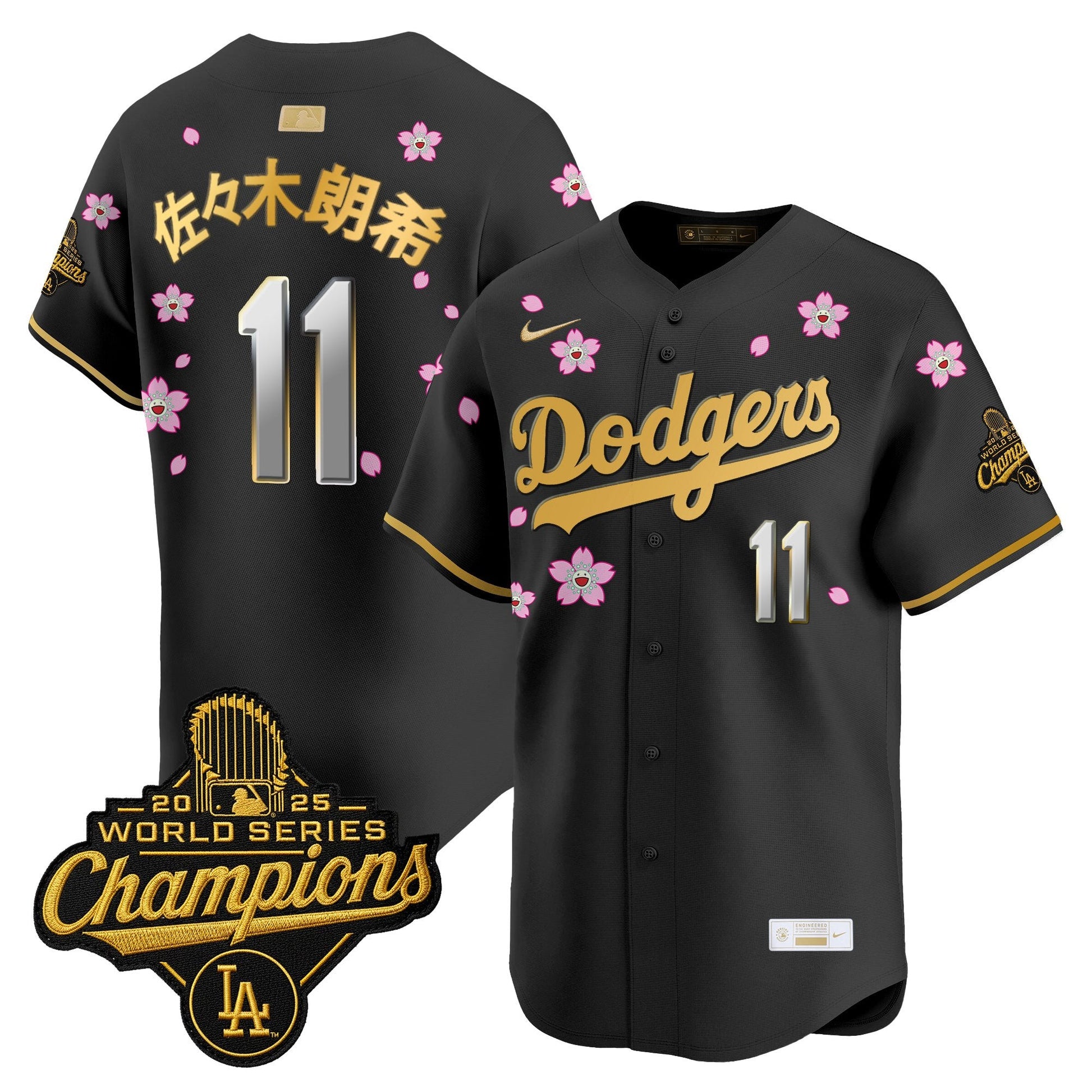 LAD "Tokyo Series x Gold Collection" Vapor Premier Limited Jersey - All Stitched