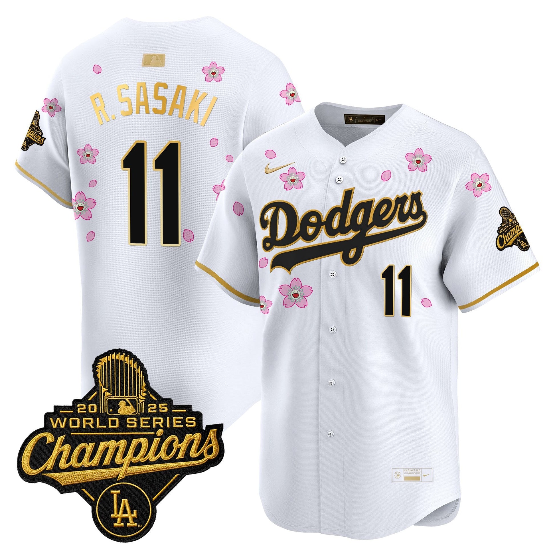 LAD "Tokyo Series x Gold Collection" Vapor Premier Limited Jersey - All Stitched