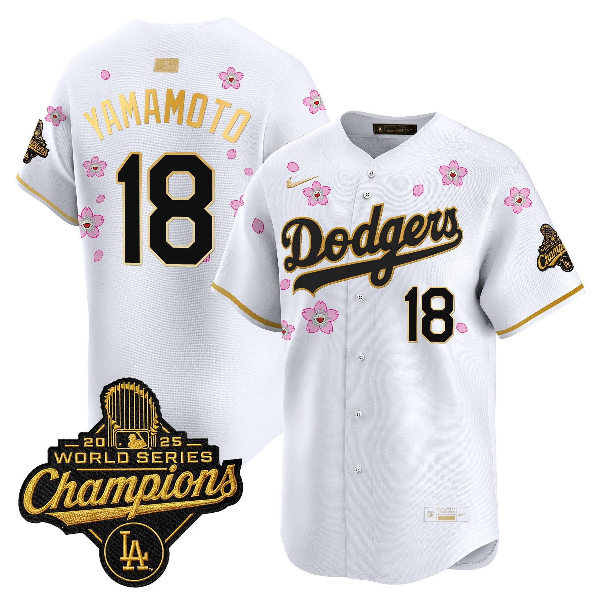 LAD "Tokyo Series x Gold Collection" Vapor Premier Limited Jersey - All Stitched