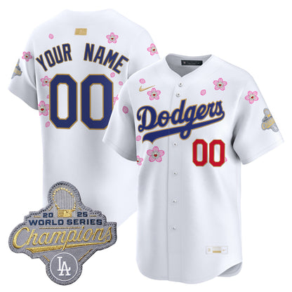 Los Angeles Dodgers "Tokyo Series x Gold Collection" Vapor Premier Limited Custom Jersey - All Stitched