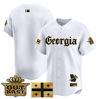 Men's Atlanta Braves 'Georgia x Outkast Gothic Edition' Vapor Premier Limited Jersey - All Stitched