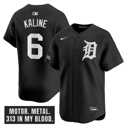 DET 'Motor Gothic Edition' Vapor Premier Limited Jersey - All Stitched